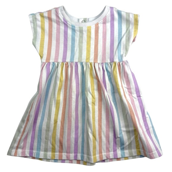 Garanimals Other - Garanimals 18M Colorful Pastel Striped Kids Dress Cap Sleeves Fit & Flare